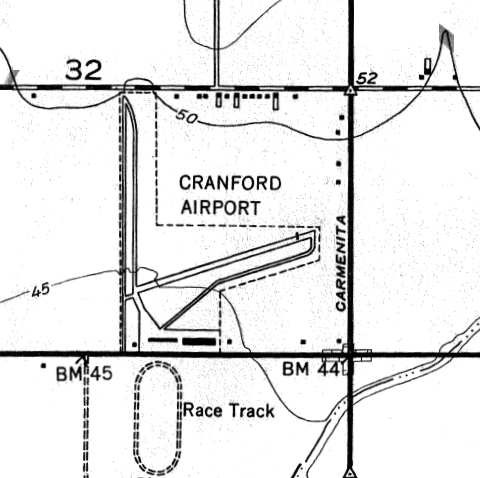 Cranford Airport Map